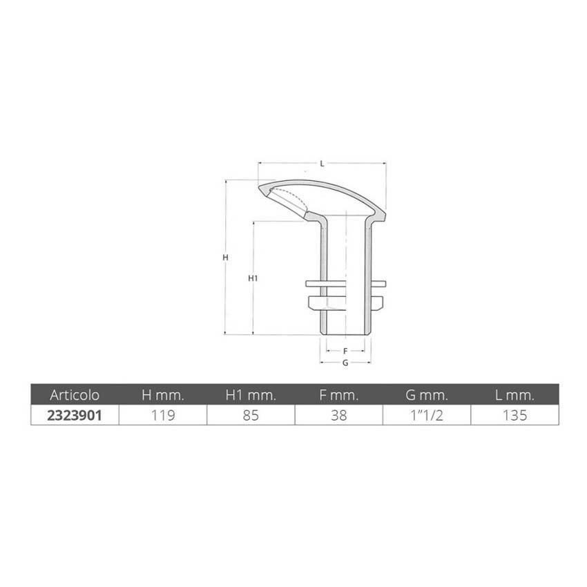 Купить Guidi 2323901 Вентиляционное отверстие бака Silver 1 1/2´´  7ft.ru в интернет магазине Семь Футов