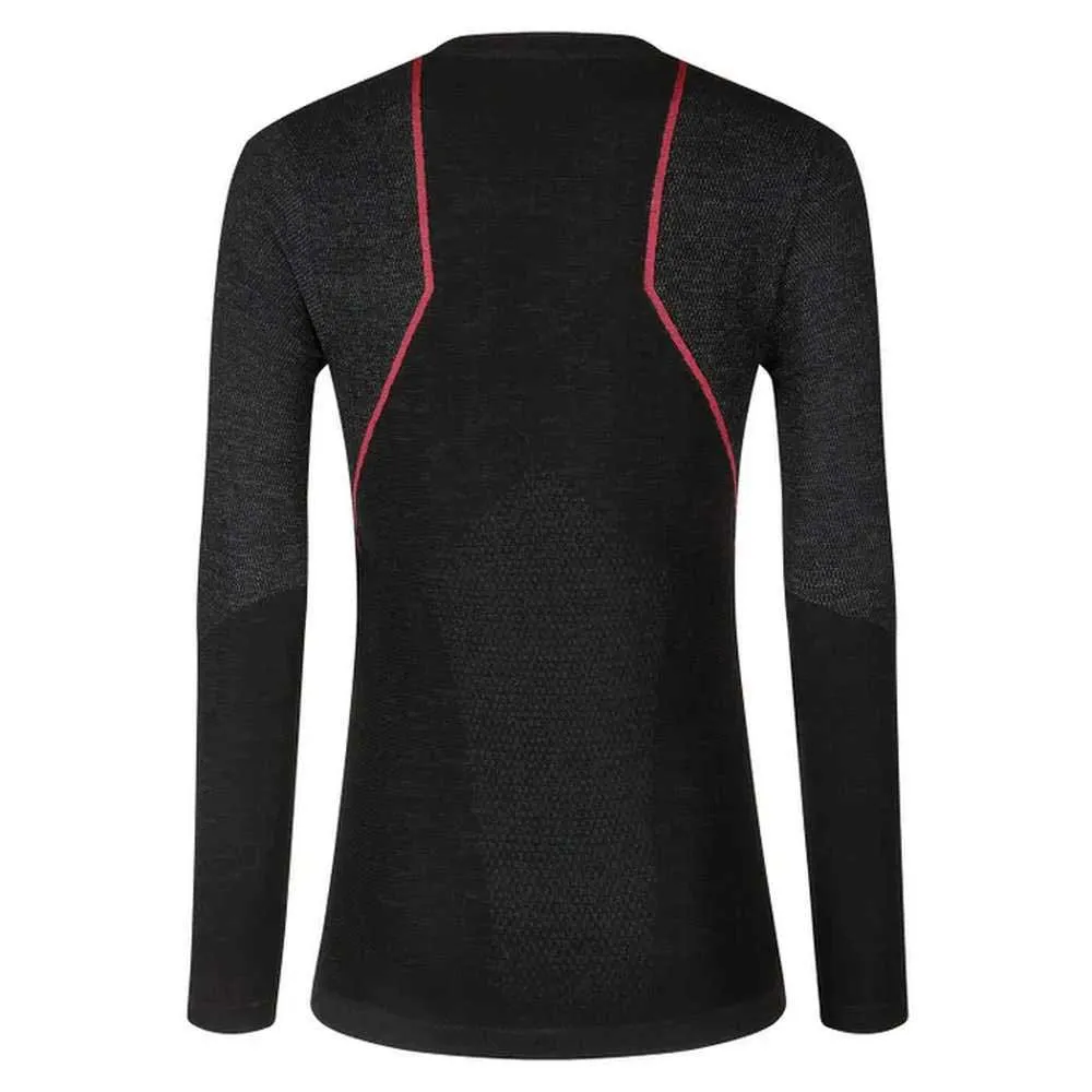 Купить La sportiva zasb005k00p02.s Базовый слой с длинным рукавом Wool40 Aero Black / Hibiscus 30x25x2 7ft.ru в интернет магазине Семь Футов