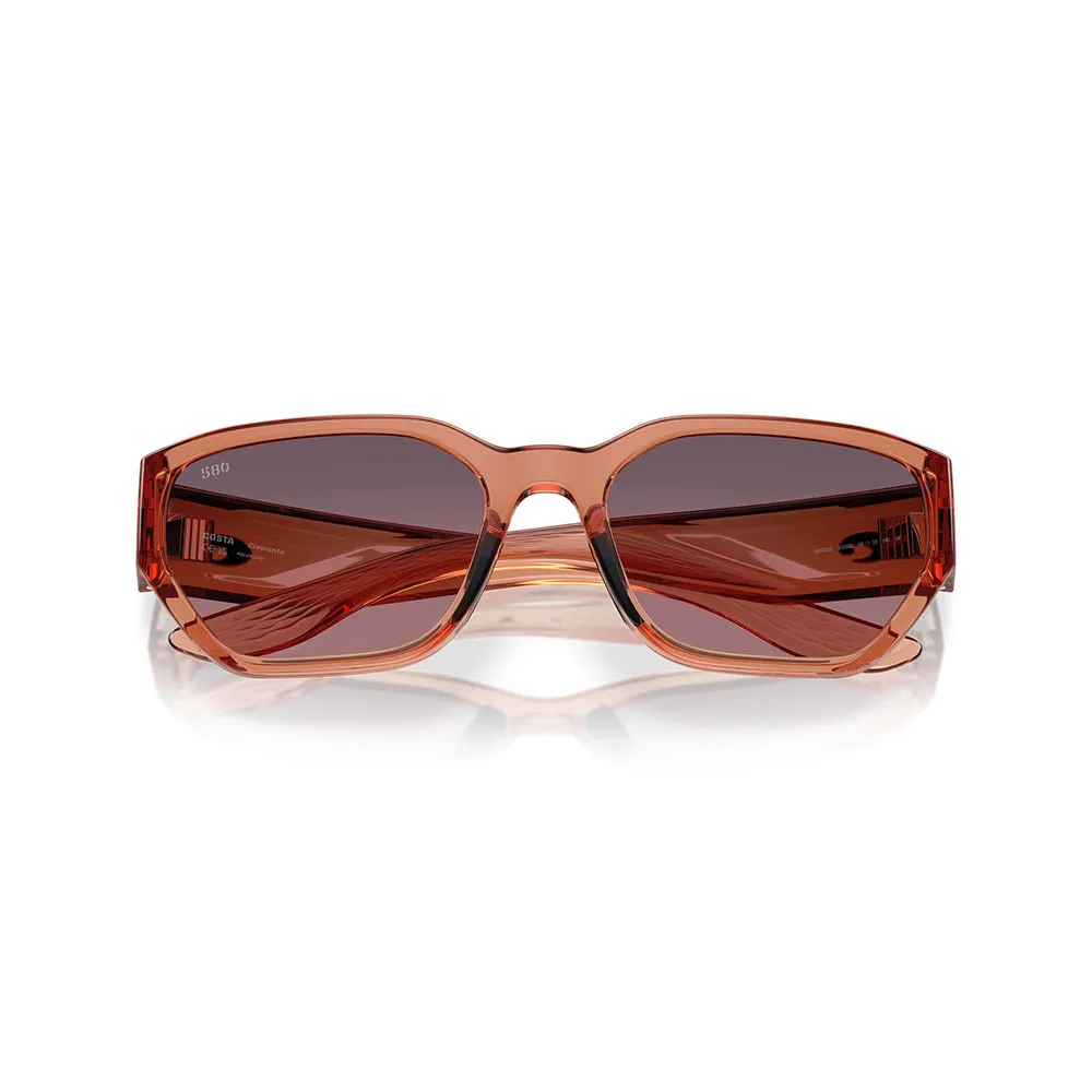 Купить Costa 06s9125-91250558 поляризованные солнцезащитные очки Clemente Translucent Pink Sands 20x10x10 Rose Gradient 580G/CAT3 7ft.ru в интернет магазине Семь Футов