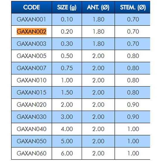 Купить Colmic GAXAN040 плавать Xander  Light Blue 4 g 7ft.ru в интернет магазине Семь Футов