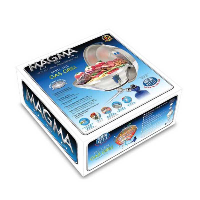 Купить Magma 007247 Marine Kettle 43.2 cm Газовое барбекю Grey 7ft.ru в интернет магазине Семь Футов