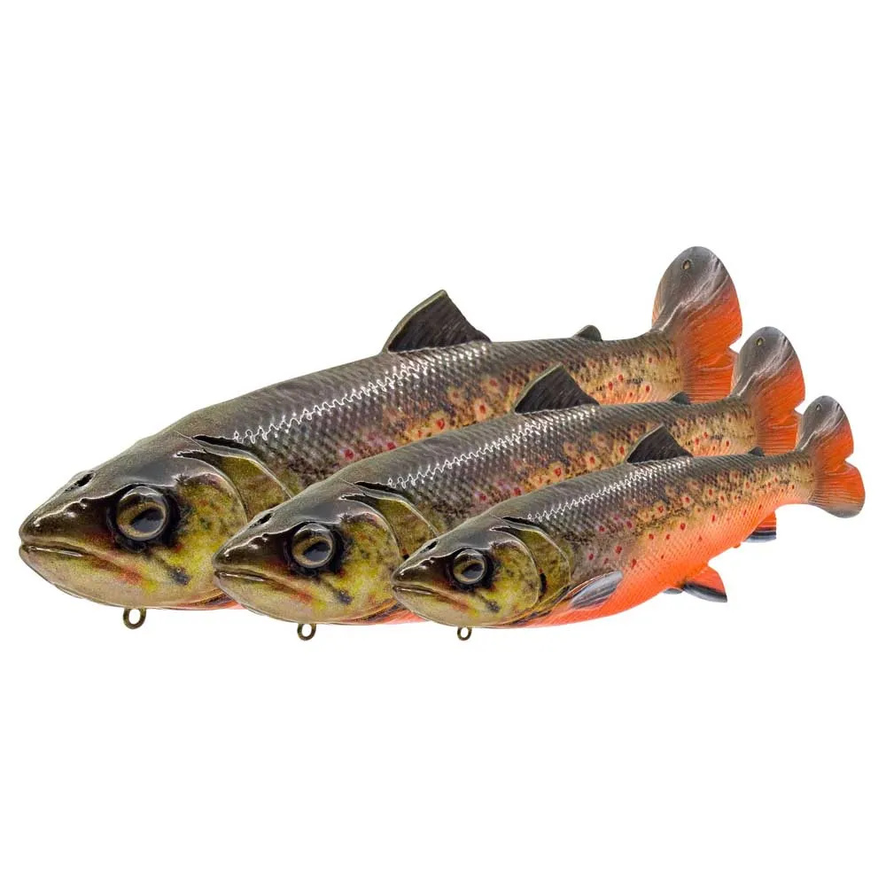 Купить Savage gear 1636622 Мягкий приманка 3D Line Thru Pulsetail Trout 185g 250 mm Clear Rainbow Trout 14x24x46 7ft.ru в интернет магазине Семь Футов