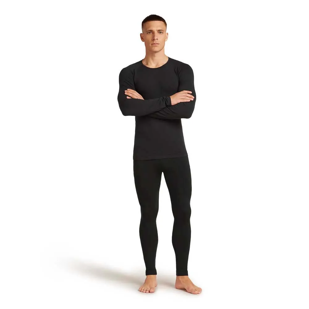 Купить Icebreaker 0a571h001/m Базовый слой с длинным рукавом Merino Blend 260 ZoneKnit™ Seamless Crewe Black 30x25x2 7ft.ru в интернет магазине Семь Футов