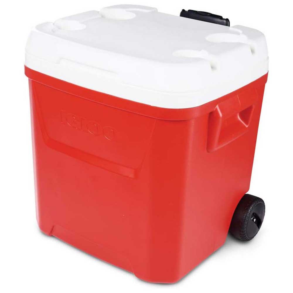 Купить Igloo coolers 34495 Laguna 57L жесткий портативный холодильник на колесиках Red 50 x 40 x 51 cm 7ft.ru в интернет магазине Семь Футов