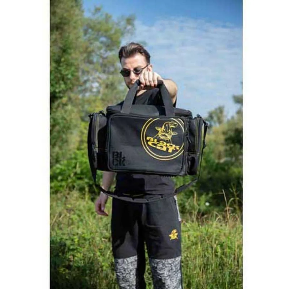 Купить Black cat bo110010 Сумка для рыболовных снастей BLCK M Black / Yellow 40x30x25 7ft.ru в интернет магазине Семь Футов