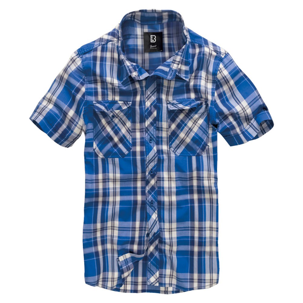Купить Brandit 4012-53-S Рубашка с коротким рукавом Roadstar Голубой Blue S 7ft.ru в интернет магазине Семь Футов