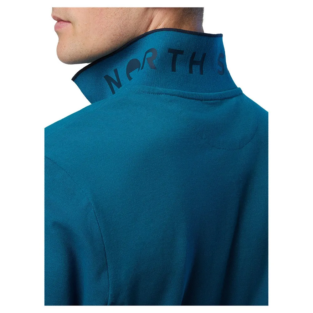 Купить North sails 692454-0459-XL Поло с длинным рукавомным рукавом Basic Голубой Water Green XL 7ft.ru в интернет магазине Семь Футов