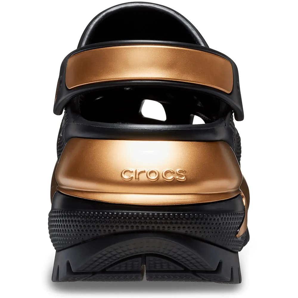 Купить Crocs 210368-072-m7w9 Деревянные башмаки Mega Crush Metallic Black / Gold 35x25x15 EU 39 7ft.ru в интернет магазине Семь Футов