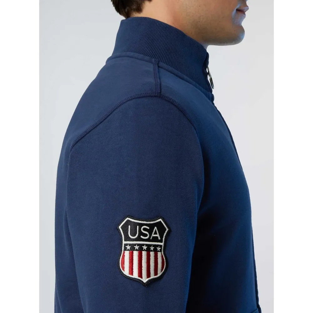 Купить North sails 691126-0898-s Толстовка на молнии 691126 Naval Academy 40x30x12 7ft.ru в интернет магазине Семь Футов