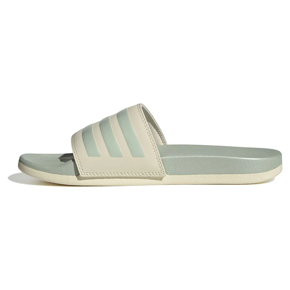 Купить adidas ji4729/6 Шлёпанцы Adilette Comfort Wonder White / Linen Green Met / Linen Green Met 32x20x10 EU 38 7ft.ru в интернет магазине Семь Футов