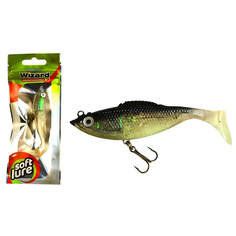 Купить Wizard 86916-472 Мягкий приманка Swimbait Paddle Long Extra Twister 101.6 mm Holo Gray 7ft.ru в интернет магазине Семь Футов