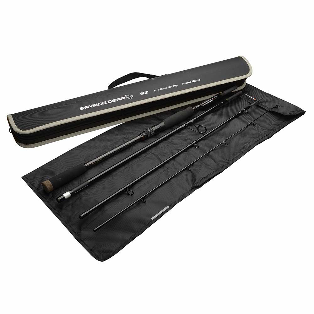 Купить Savage gear SVS75596 SG2 Medium Game Travel Спиннинговая Удочка Серебристый Grey 2.43 m 7ft.ru в интернет магазине Семь Футов