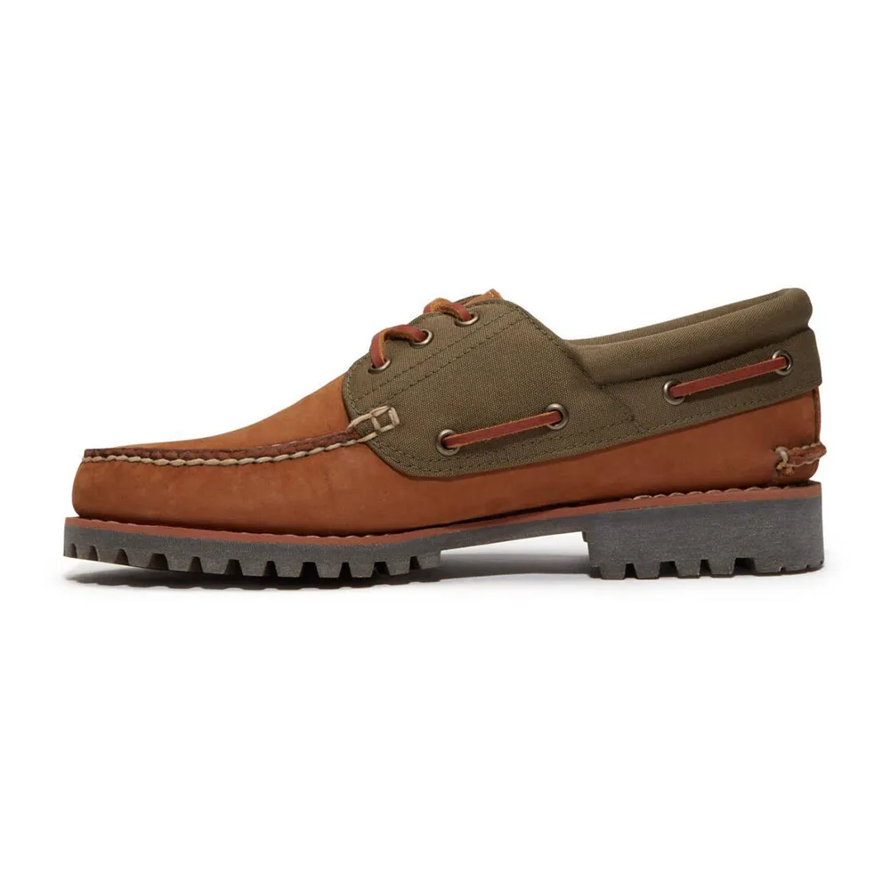 Купить Timberland tb0a6dxwem51m-110 Палубные туфли Authentic Medium Brown Nubuck 35x25x15 EU 45 7ft.ru в интернет магазине Семь Футов