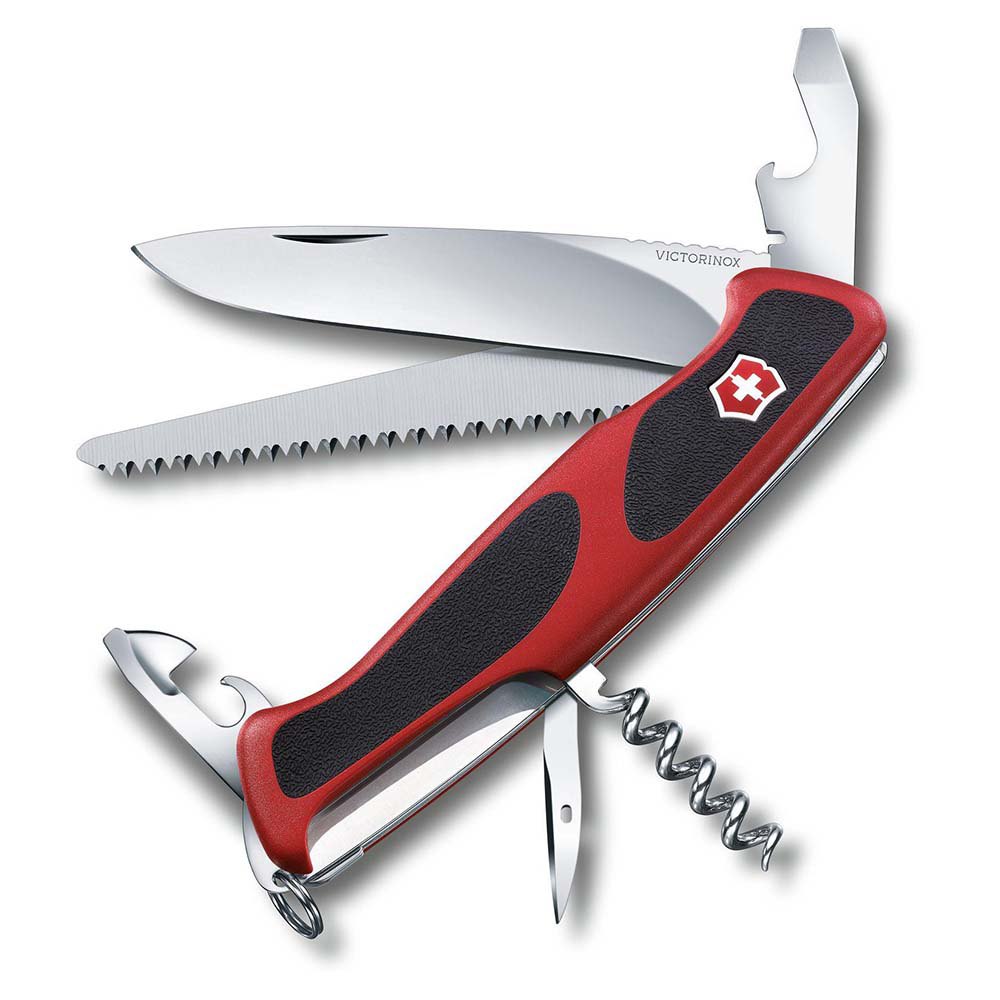 Купить Victorinox 0.9563.C Ranger 55 Grip Универсальный нож Red / Black 130 mm 7ft.ru в интернет магазине Семь Футов