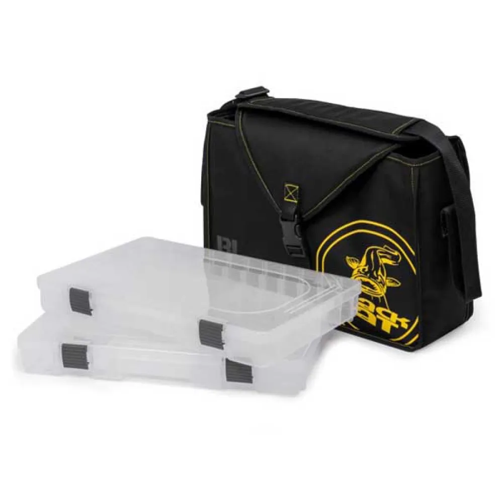 Купить Black cat bo110003 сумка для приманок BLCK Black / Yellow 30x20x15 7ft.ru в интернет магазине Семь Футов