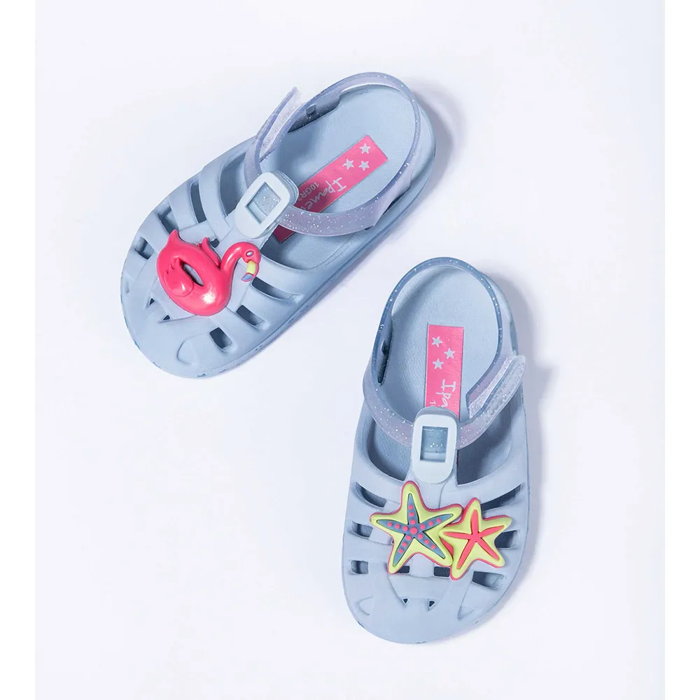 Купить Ipanema ip 83619-bc888-21 Водная обувь Summer XV Baby Light Blue / Pink 35x25x15 EU 21 7ft.ru в интернет магазине Семь Футов