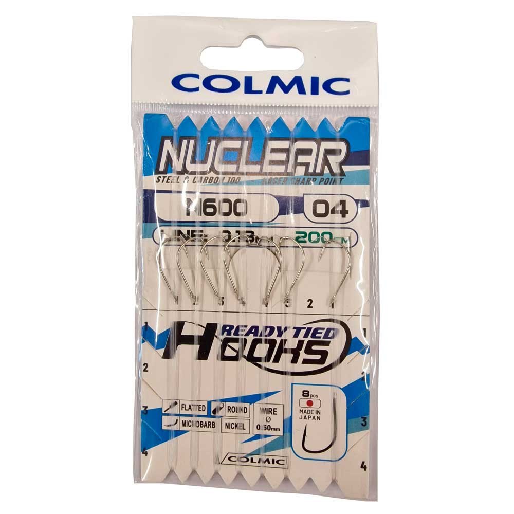 Купить Colmic ALX030418 крючок с бородкой N600 0.180 mm 200 cm Nickel 4 7ft.ru в интернет магазине Семь Футов