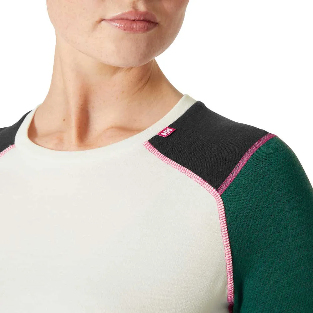 Купить Helly hansen 49378_439-xl Базовый слой с длинным рукавом Lifa Merino Midweight Emerald 60x40x40 7ft.ru в интернет магазине Семь Футов