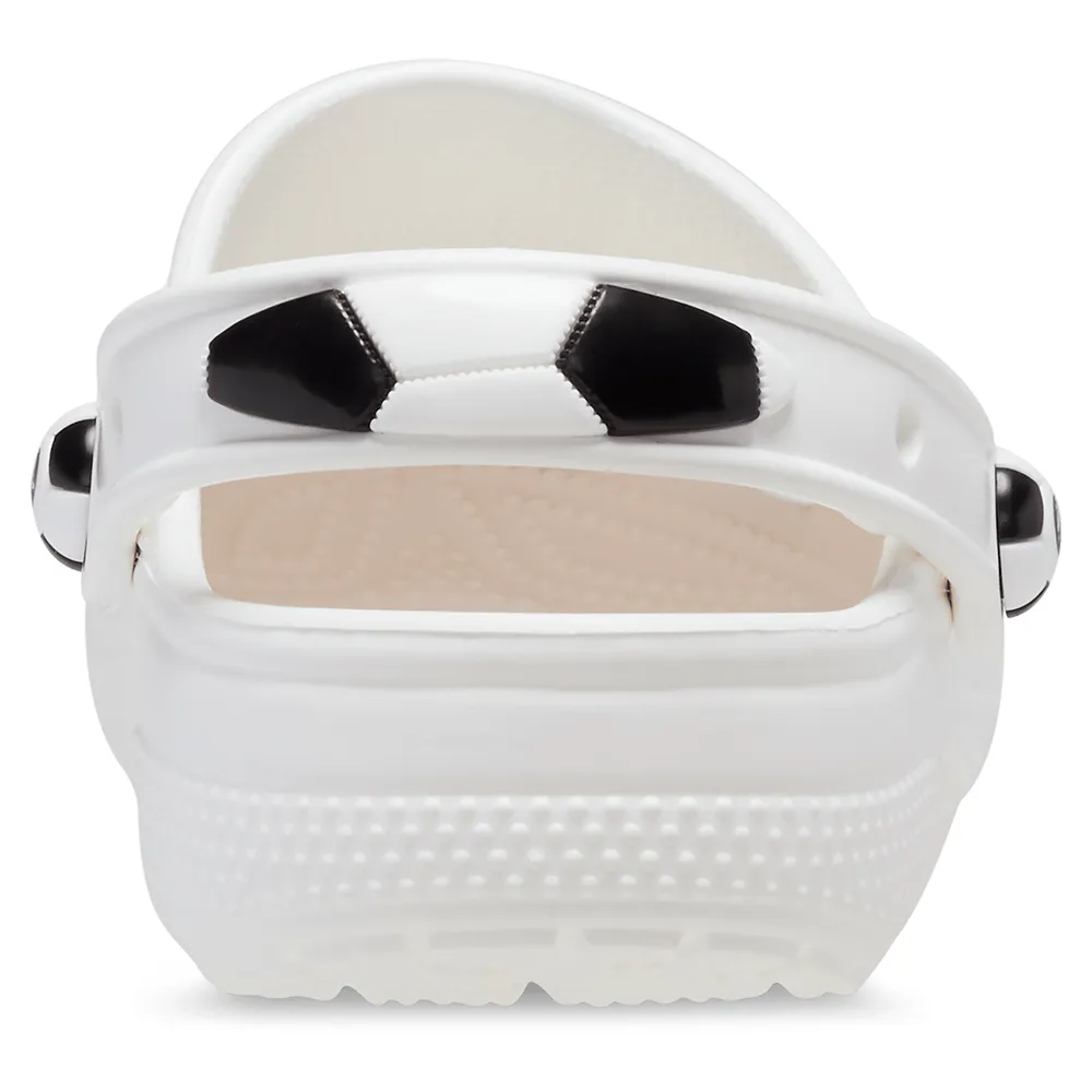Купить Crocs 210157-103b-j5 Деревянные башмаки Classic Soccer Ball White / Black 35x25x15 EU 37 7ft.ru в интернет магазине Семь Футов