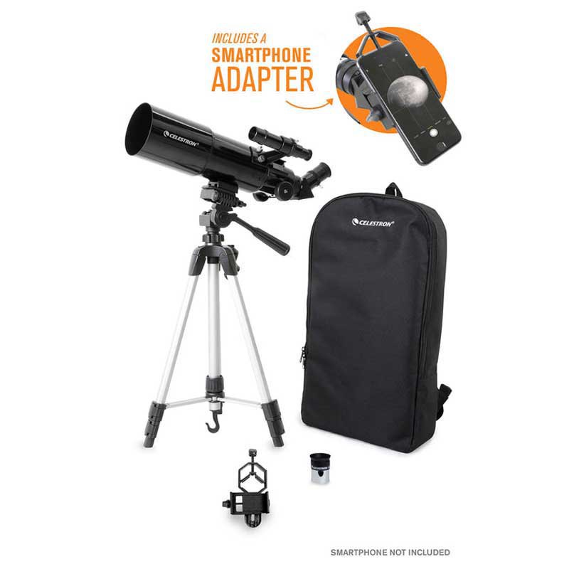 Купить Celestron C22030 Travel Scope 80 Адаптер для смартфона Телескоп  Black 7ft.ru в интернет магазине Семь Футов