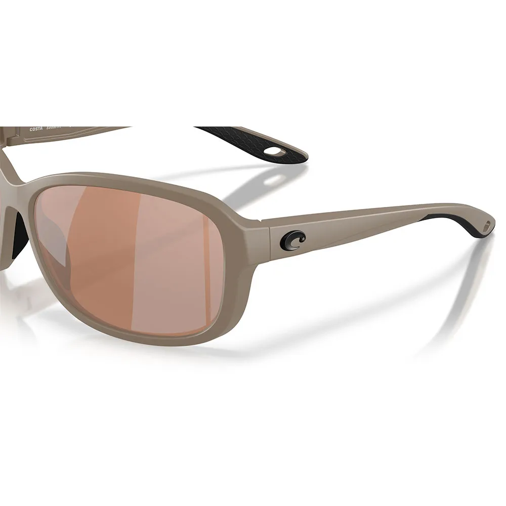 Купить Costa 06s9114-91140958 поляризованные солнцезащитные очки Seadrift Matte Sand 20x10x10 Copper Silver Mirror 580G/CAT3 7ft.ru в интернет магазине Семь Футов