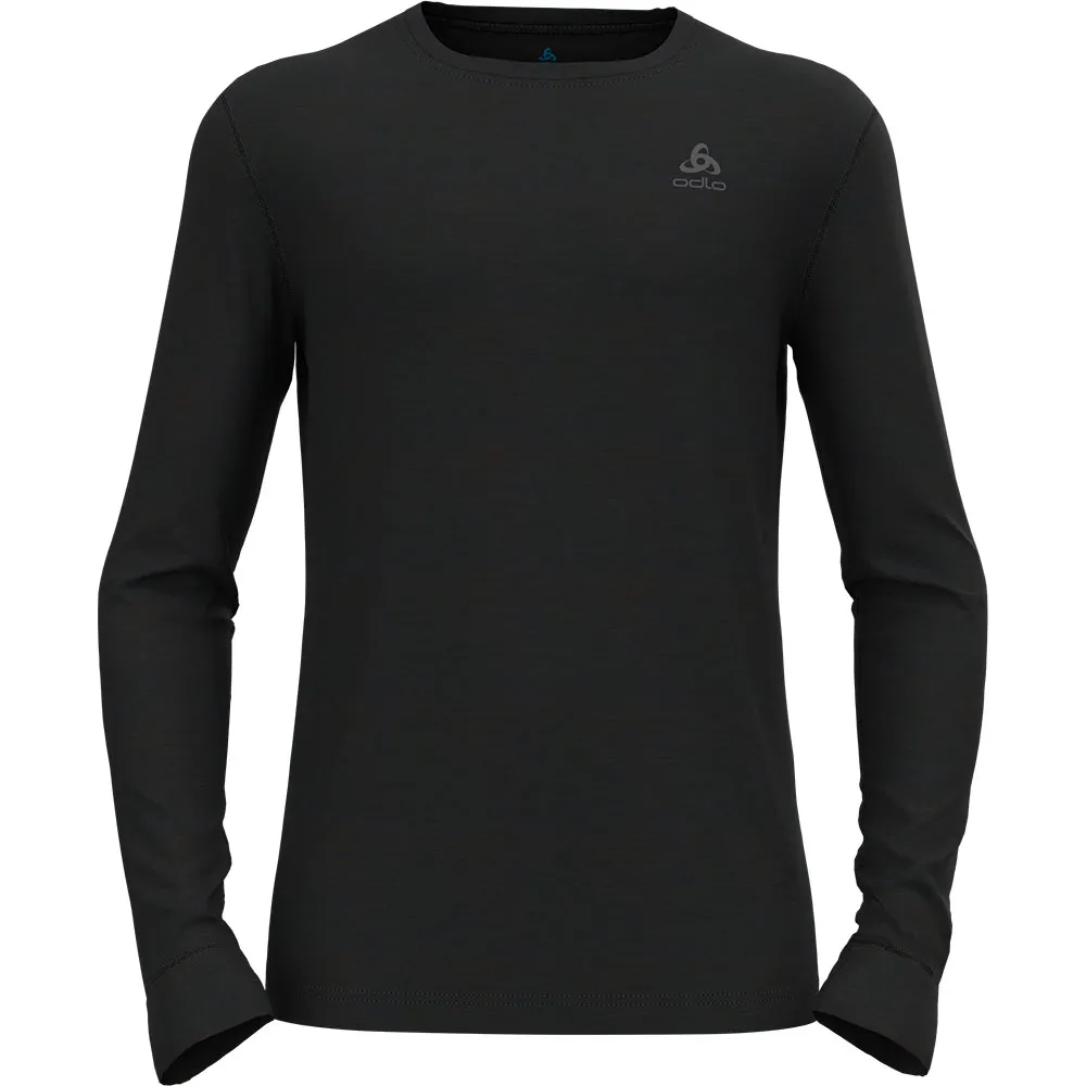 Купить Odlo 111602-15000-L Базовый слой с длинным рукавом Merino 200 Голубой Black L 7ft.ru в интернет магазине Семь Футов