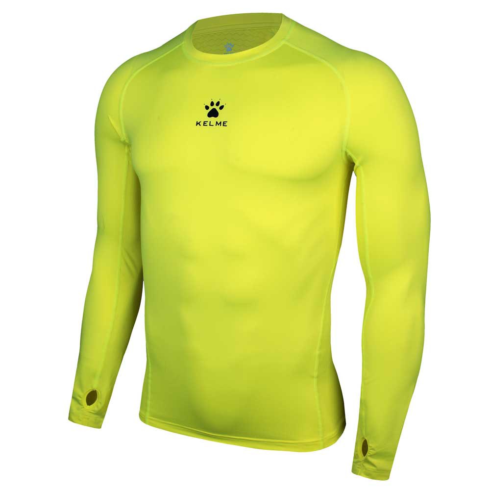 Купить Kelme 3881110-9905-XL Базовый слой с длинным рукавом North Желтый Neon Yellow XL 7ft.ru в интернет магазине Семь Футов