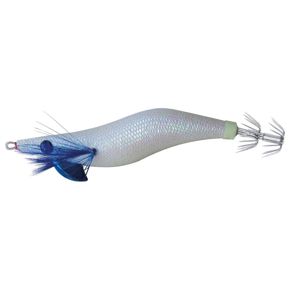 Купить Jatsui D4602129 Rush Egi White Ghost Shallow 3.0 Кальмар 115 mm 13g White / Blue 7ft.ru в интернет магазине Семь Футов