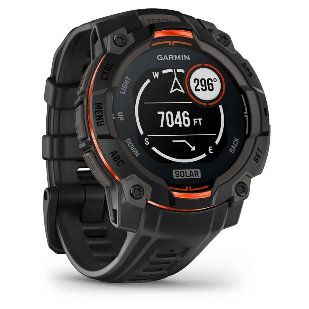 Купить Garmin 010-02934-00 Часы Instinct 3 45 mm Solar  Black / Black 7ft.ru в интернет магазине Семь Футов