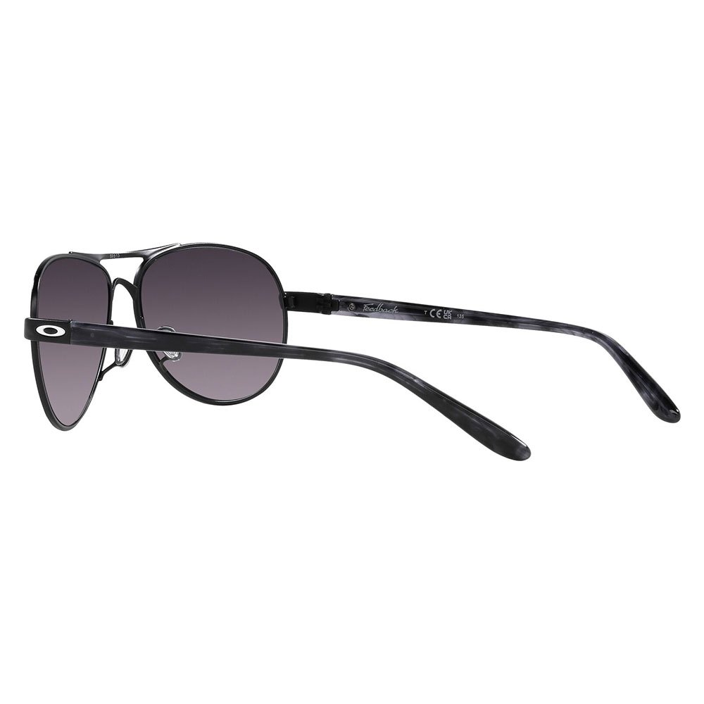 Купить Oakley OO4079-4559 Feedback Prizm Женские солнцезащитные очки Satin Black Prizm Grey Gradient/CAT3 7ft.ru в интернет магазине Семь Футов