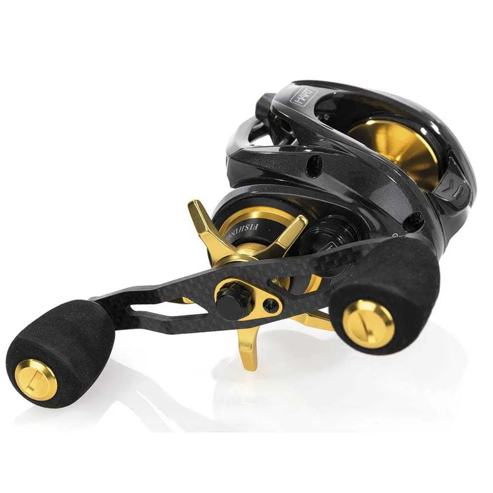 Купить Hart qhizd Катушка для бейткастинга Izan Black / Gold 20x15x15 Ratio: 6.3:1 7ft.ru в интернет магазине Семь Футов