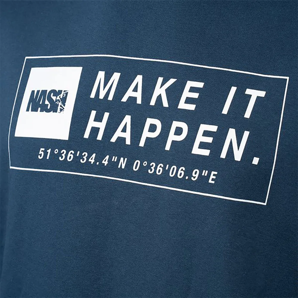 Купить Nash c2286 Толстовка с капюшоном Make It Happen Coordinates Navy Blue 40x30x12 2XL 7ft.ru в интернет магазине Семь Футов