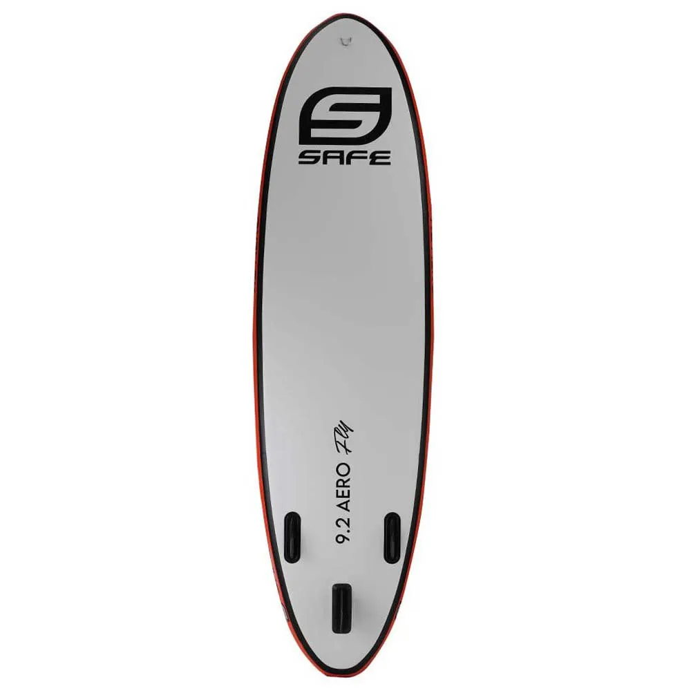 Купить Safe waterman hc100.021 Надувной комплект для падлбординга Aero 9´2´´ White / Black / Red 132x56x35 279.4 cm 7ft.ru в интернет магазине Семь Футов