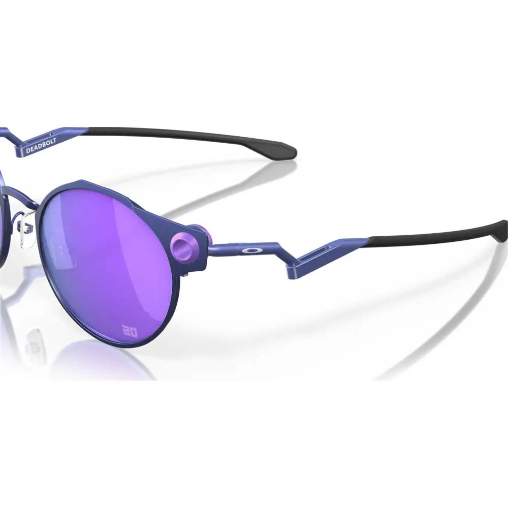 Купить Oakley OO6046-1050 Deadbolt Prizm Солнцезащитные Очки Matte Navy Prizm Iridium Violet/CAT3 7ft.ru в интернет магазине Семь Футов