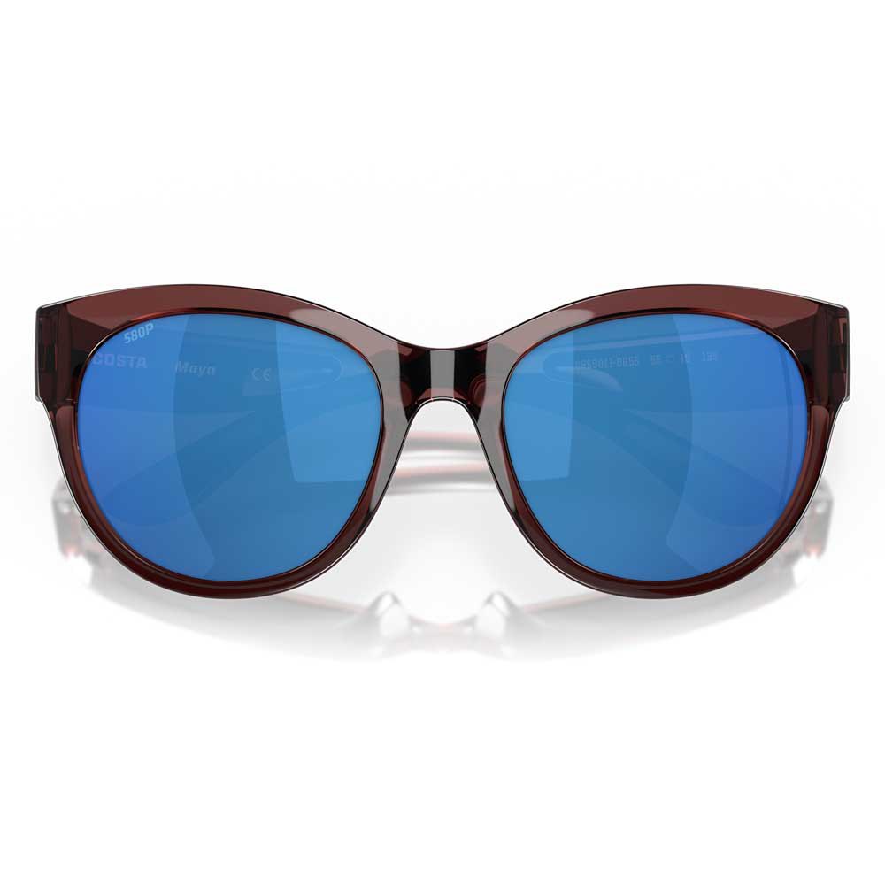 Купить Costa 06S9011-90110655 Зеркальные поляризованные солнцезащитные очки Maya Shiny Urchin Crystal Blue Mirror 580P/CAT3 7ft.ru в интернет магазине Семь Футов