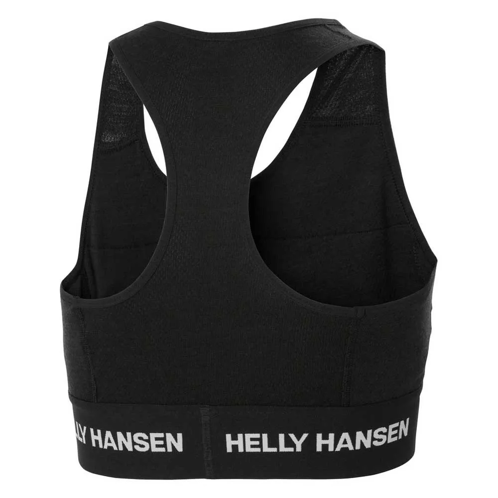 Купить Helly hansen 49521_990-s Спортивный бюстгальтер средней поддержки Lifa Merino Mid Black 30x25x2 7ft.ru в интернет магазине Семь Футов