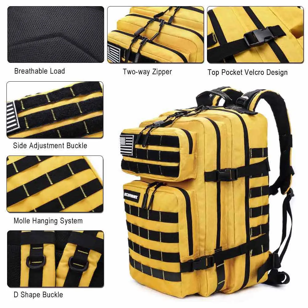 Купить Elitex training v4-45l-yellow Рюкзак V1 45L Tactical 50x35x12 7ft.ru в интернет магазине Семь Футов