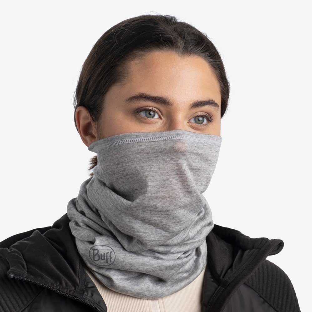 Купить Buff ® 113010.933.10.00 Легкий шарф-хомут из мериносовой шерсти Серый Solid Light Grey 7ft.ru в интернет магазине Семь Футов