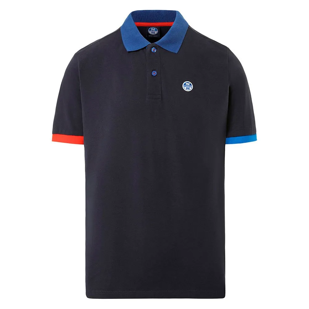Купить North sails 692398-0802-XL Поло с короткими рукавами Graphic 692398 Голубой Navy Blue XL 7ft.ru в интернет магазине Семь Футов