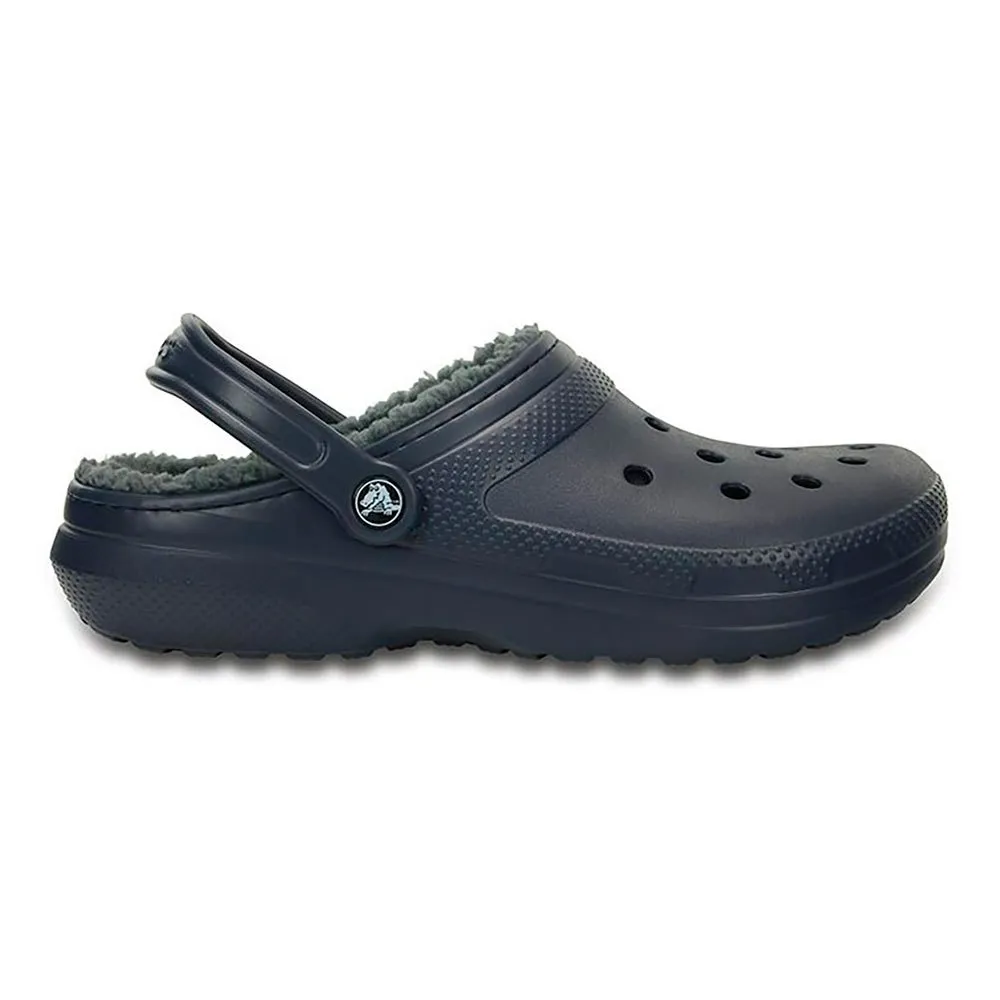 Купить Crocs 203591-459b-m13 Деревянные башмаки Classic Lined Navy / Charcoal 35x25x15 EU 48 7ft.ru в интернет магазине Семь Футов