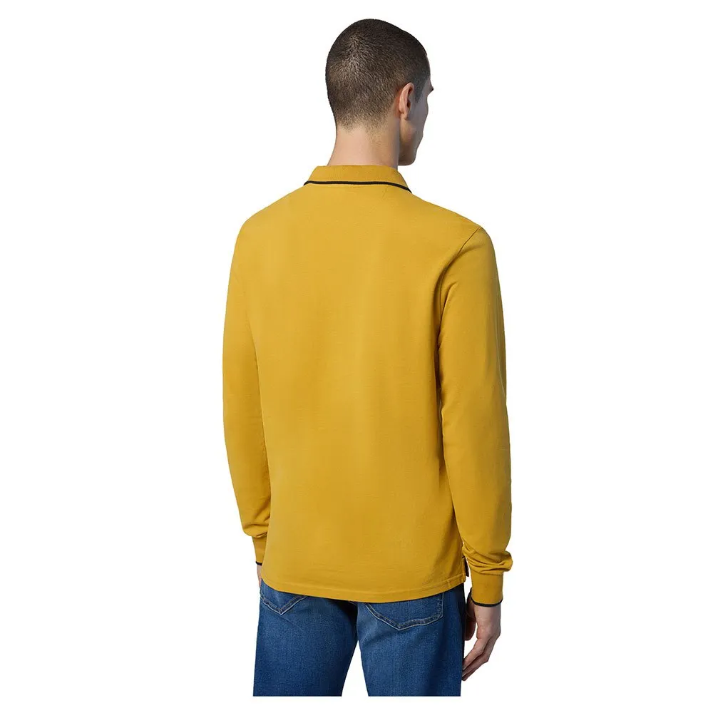 Купить North sails 692454-0620-XS Поло с длинным рукавомным рукавом Basic Желтый Golden Spice XS 7ft.ru в интернет магазине Семь Футов