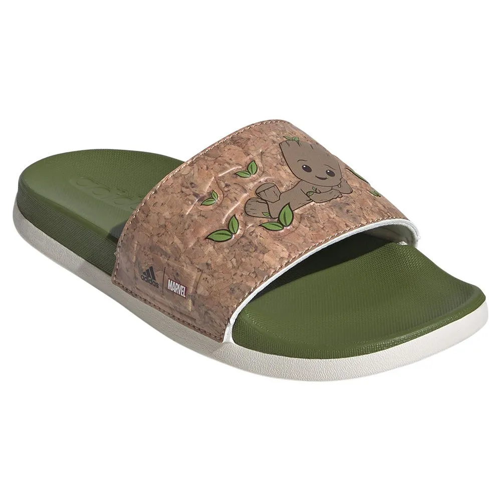Купить adidas id8029/28 Шлёпанцы Adilette Comfort Groot Off White / Core Black / Tech Olive 32x20x10 EU 28 7ft.ru в интернет магазине Семь Футов