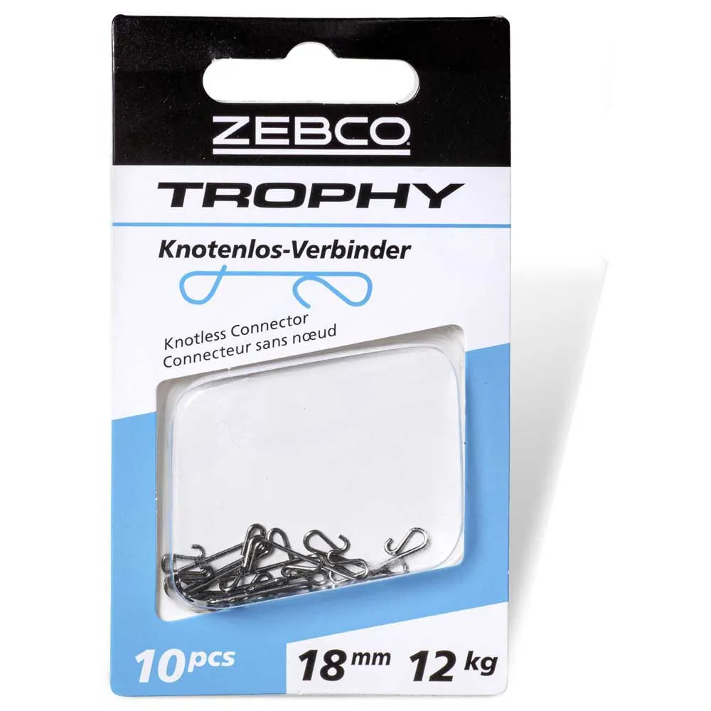 Купить Zebco 6223016-unit Застежка Trophy Knotless Silver 12x7x5 16 mm 7ft.ru в интернет магазине Семь Футов