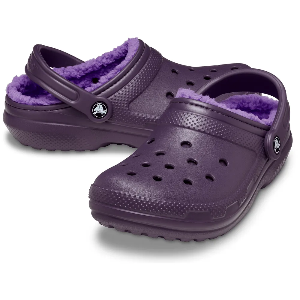 Купить Crocs 203591-5as-m9/w11 Деревянные башмаки Classic Lined Dark Iris 35x25x15 EU 42 7ft.ru в интернет магазине Семь Футов