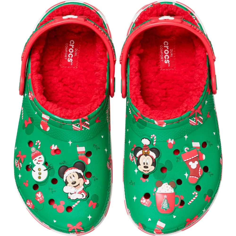 Купить Crocs 210814-90h-c12 Деревянные башмаки Mickey Xmas Lined Classic Multi 35x25x15 EU 29 7ft.ru в интернет магазине Семь Футов
