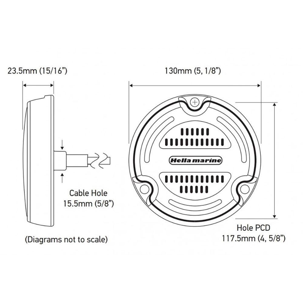 Купить Hella marine 4025009 Apelo A3 Подводный светодиодный светильник RGBW White 6000 Lumens 7ft.ru в интернет магазине Семь Футов