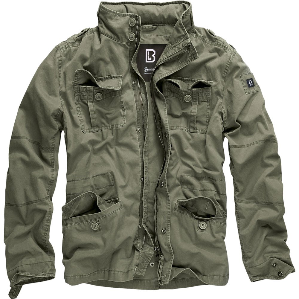Купить Brandit 3116-1-3XL Куртка Britannia Зеленый  Olive 3XL 7ft.ru в интернет магазине Семь Футов