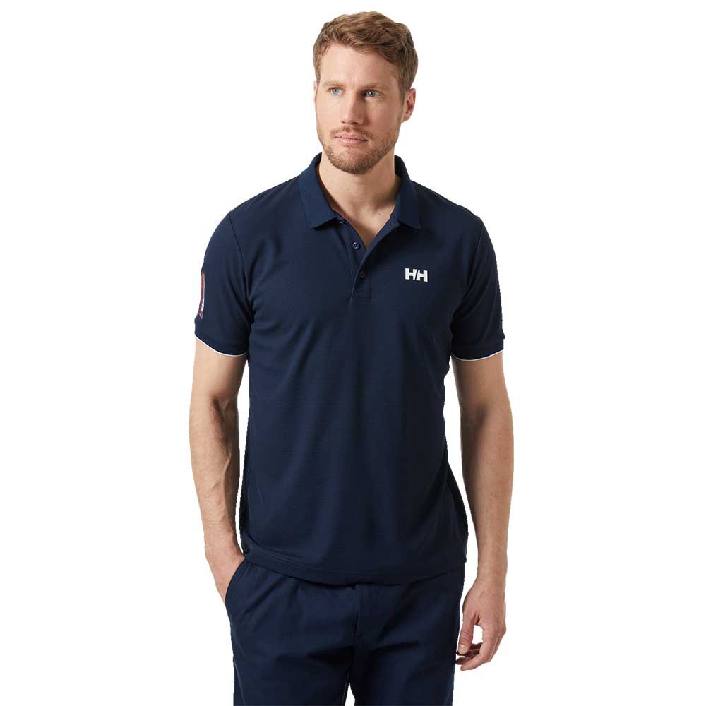 Купить Helly hansen 34207_599-S Поло с короткими рукавами Ocean Голубой Navy S 7ft.ru в интернет магазине Семь Футов