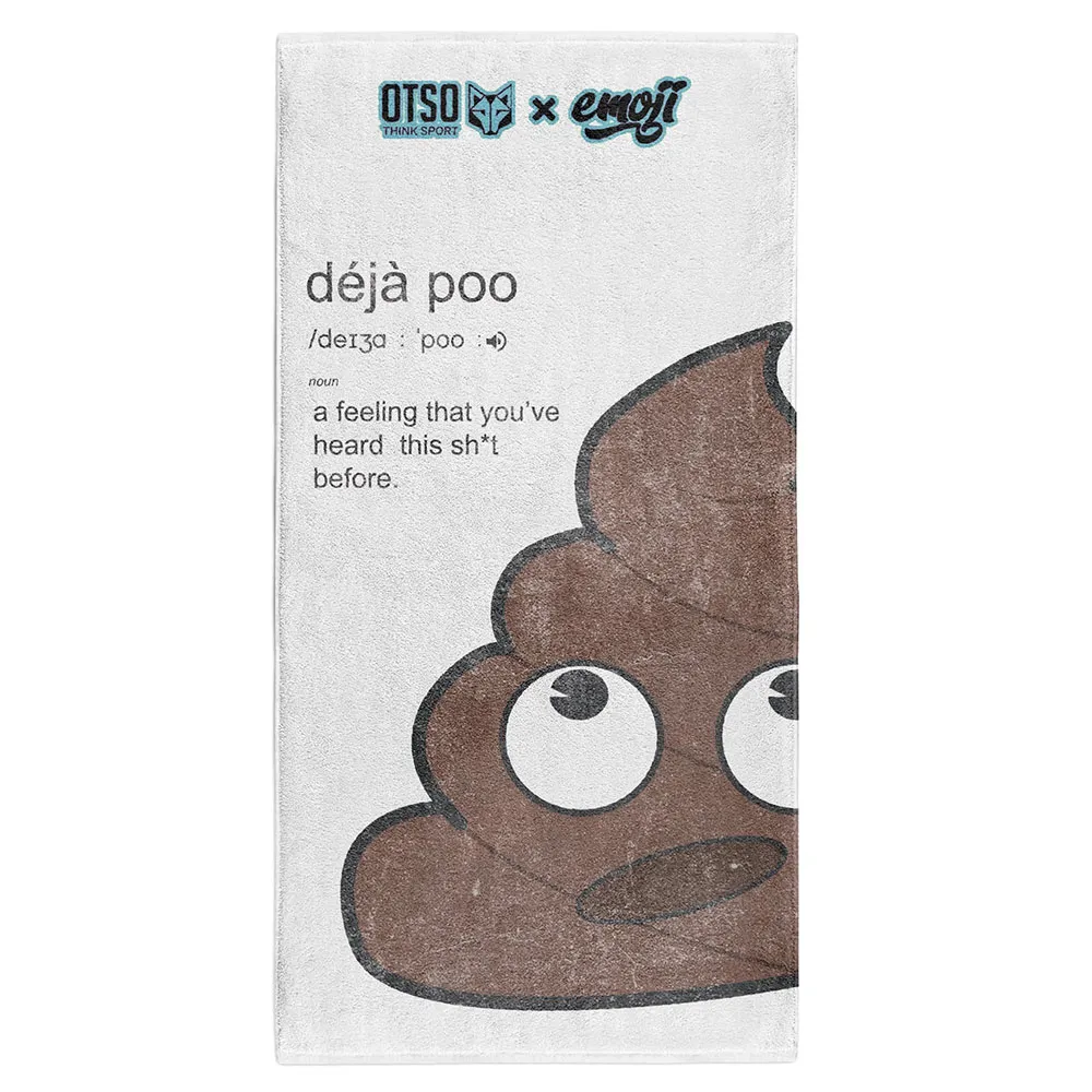 Купить Otso T15075-EMOJIDEJAPOO-USZ Полотенце из микрофибры Emoji Deja Poo Multicolour 7ft.ru в интернет магазине Семь Футов