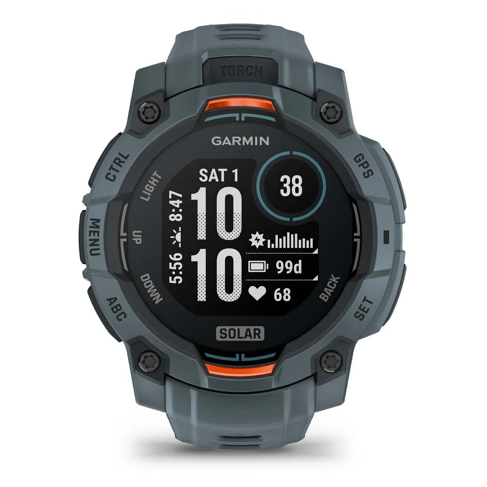 Купить Garmin 010-02934-01 Часы Instinct 3 45 mm Solar  Grey / Grey 7ft.ru в интернет магазине Семь Футов